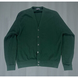 VTG 70s Jantzen Cardigan Sweater Men’s XL Grunge Kurt Kobain Grandpacore Grandpa